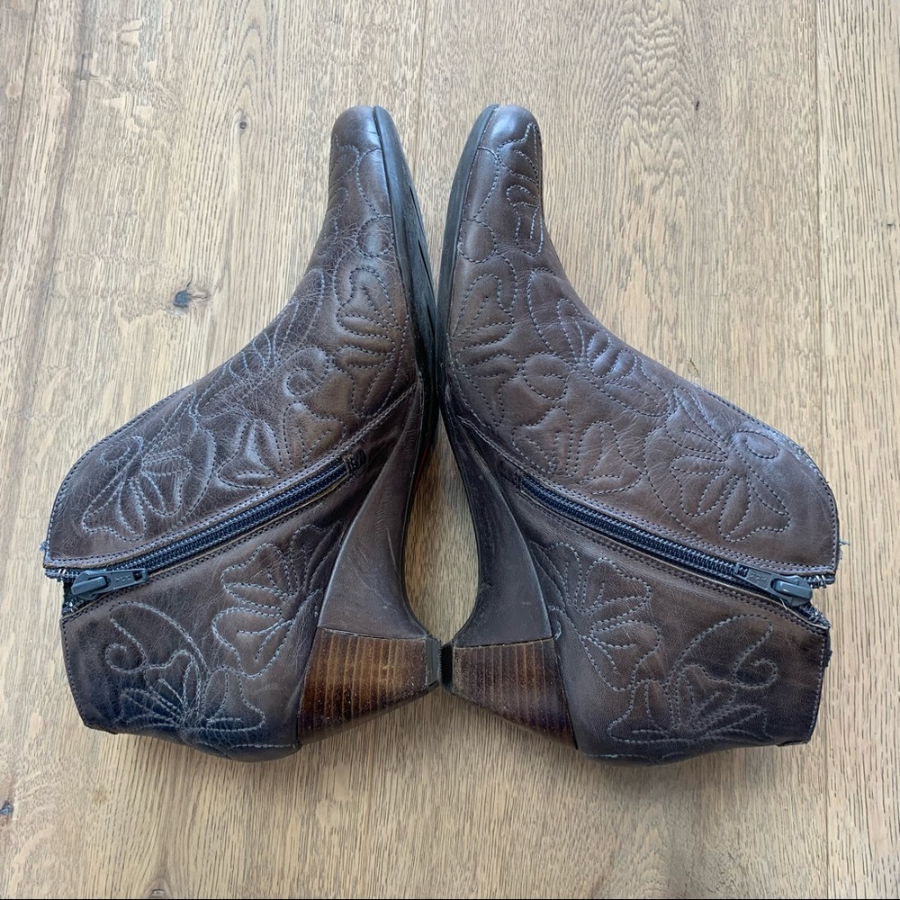 PIKOLINOS Leather Ankle Boot Wedge 39
